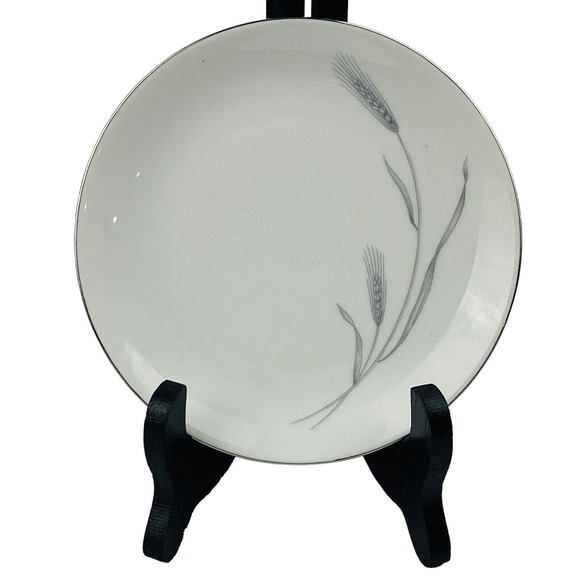 Johann Haviland Silver Wheat Bread & Butter Plate Silver Rim 5.75" - Picture 1 of 4